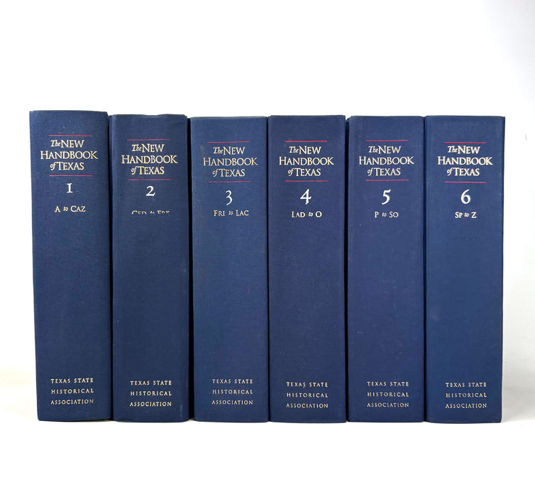 The New Handbook of Texas, in Six Volumes, The Texas State Historical Association, 1996