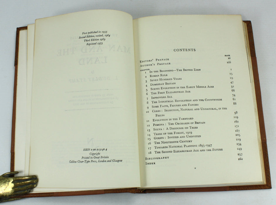 The New Naturalist; Man and The Land, L. Dudley Stamp, 1973