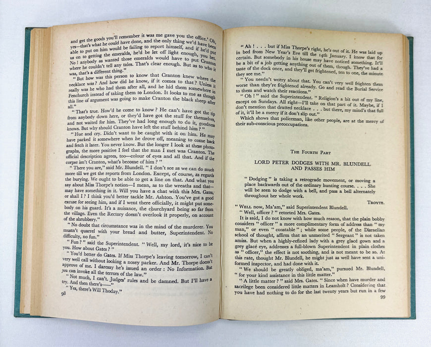 The Nine Tailors, Dorothy L. Sayers, Victor Gollancz, 1949