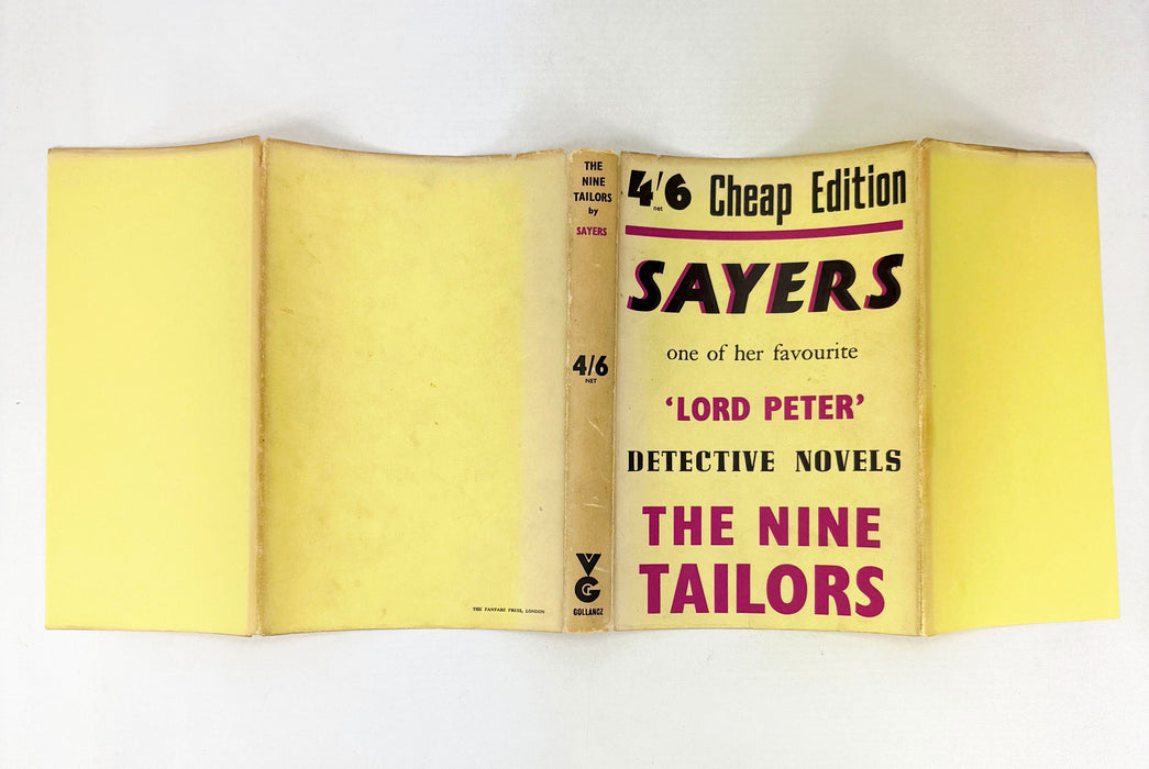 The Nine Tailors, Dorothy L. Sayers, Victor Gollancz, 1949