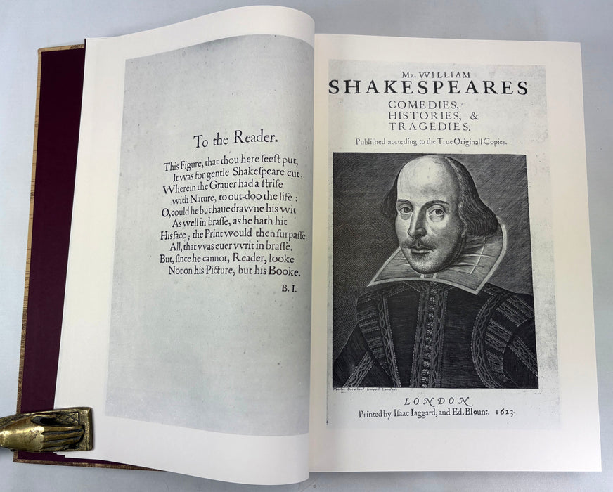 The Norton Facsimile; The First Folio of Shakepeare, Prepared by Charlton Hinman, 1996