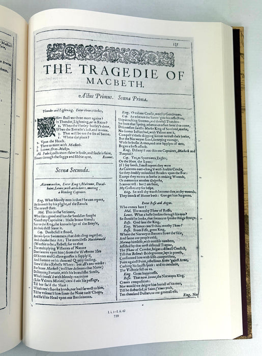 The Norton Facsimile; The First Folio of Shakepeare, Prepared by Charlton Hinman, 1996