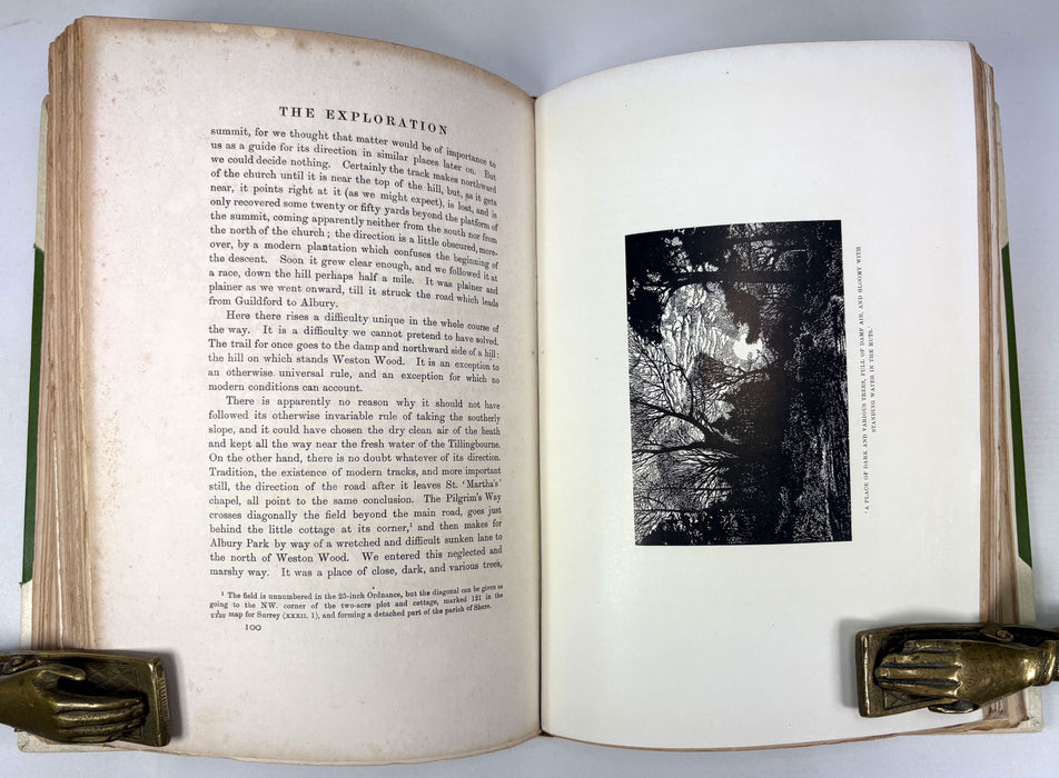 The Old Road, by H. Belloc, with Illustrations by William Hyde, Constable 1904, in custom Vellum binding