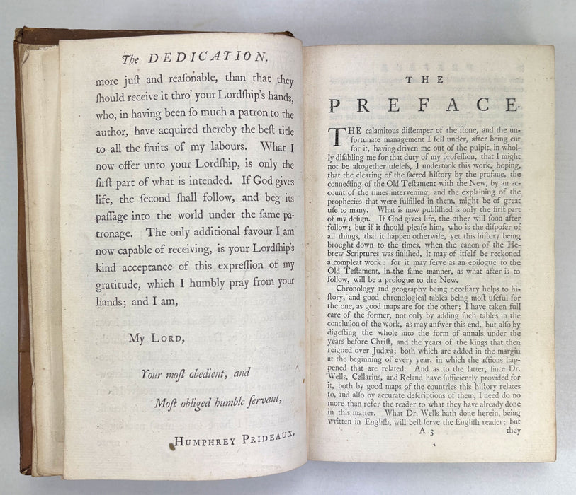 The Old and New Testament Connected in the History of the Jews and Neighbouring Nations, Humphrey Prideaux, 1763
