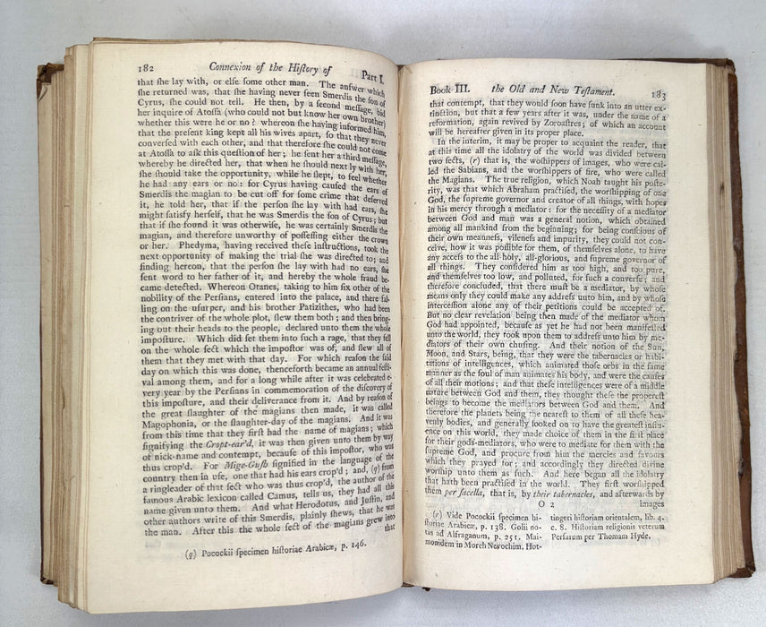 The Old and New Testament Connected in the History of the Jews and Neighbouring Nations, Humphrey Prideaux, 1763