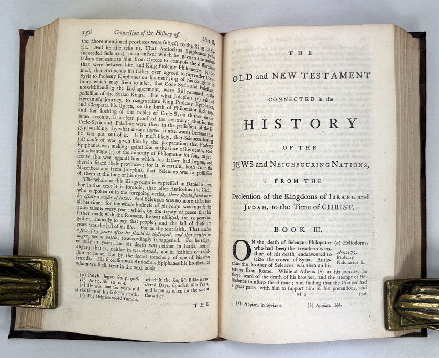 The Old and New Testament Connected in the History of the Jews and Neighbouring Nations, Humphrey Prideaux, 1763
