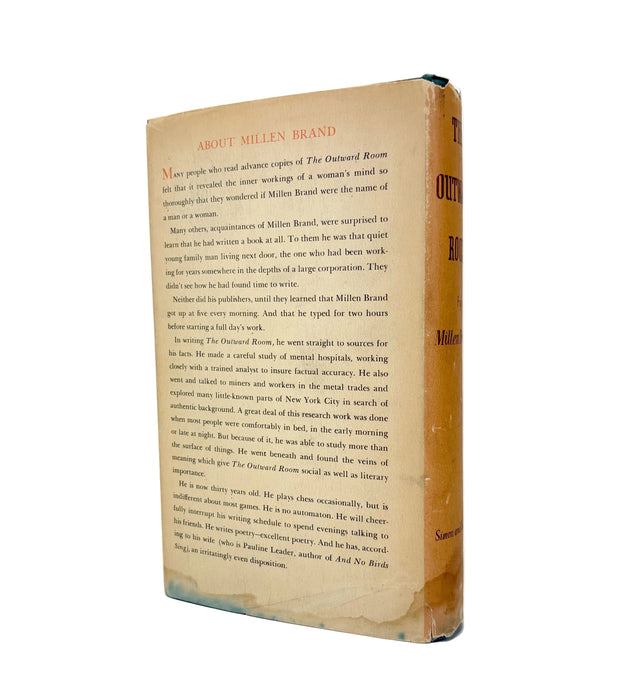 The Outward Room, by Millen Brand, Simon and Schuster, 1937