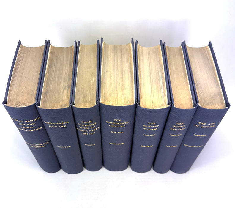 The Oxford History of England, 7 Volumes, from Roman Britain to The Age of Reform, early editions