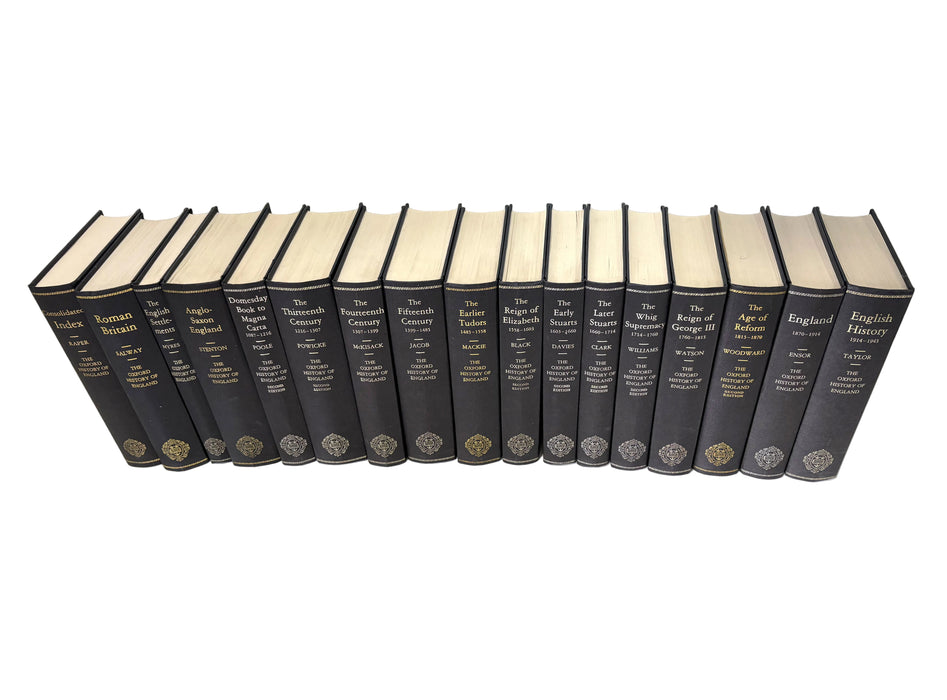 The Oxford History of England, Complete in 17 Volumes, from Roman Britain to English History 1914-1945 plus Index. Published 1985-1991