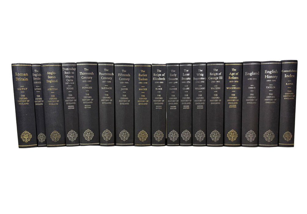 The Oxford History of England, Complete in 17 Volumes, from Roman Britain to English History 1914-1945 plus Index. Published 1985-1991