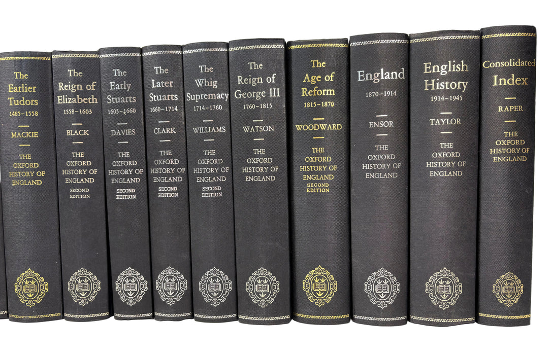 The Oxford History of England, Complete in 17 Volumes, from Roman Britain to English History 1914-1945 plus Index. Published 1985-1991