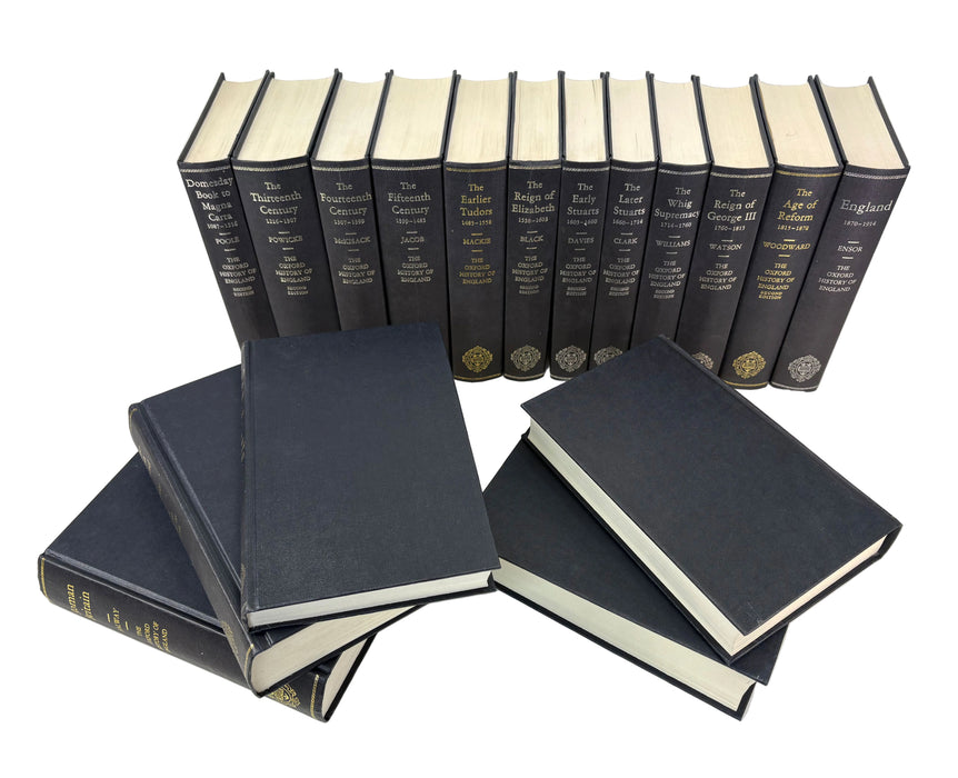 The Oxford History of England, Complete in 17 Volumes, from Roman Britain to English History 1914-1945 plus Index. Published 1985-1991