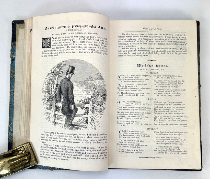 The Parish Magazine. Volume XIII (1871). Edited by the Rev. J. Erskine Clarke. Contemporary Annual bound as "Amersham Parish Magazine"