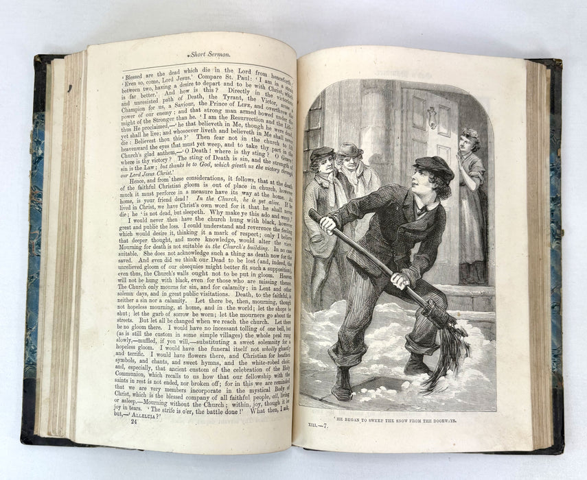 The Parish Magazine. Volume XIII (1871). Edited by the Rev. J. Erskine Clarke. Contemporary Annual bound as "Amersham Parish Magazine"