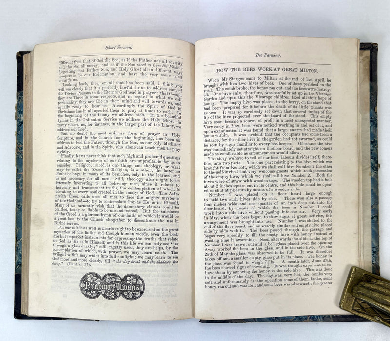 The Parish Magazine. Volume XIII (1871). Edited by the Rev. J. Erskine Clarke. Contemporary Annual bound as "Amersham Parish Magazine"