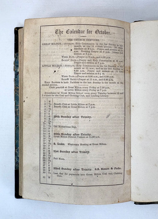 The Parish Magazine. Volume XIII (1871). Edited by the Rev. J. Erskine Clarke. Contemporary Annual bound as "Amersham Parish Magazine"