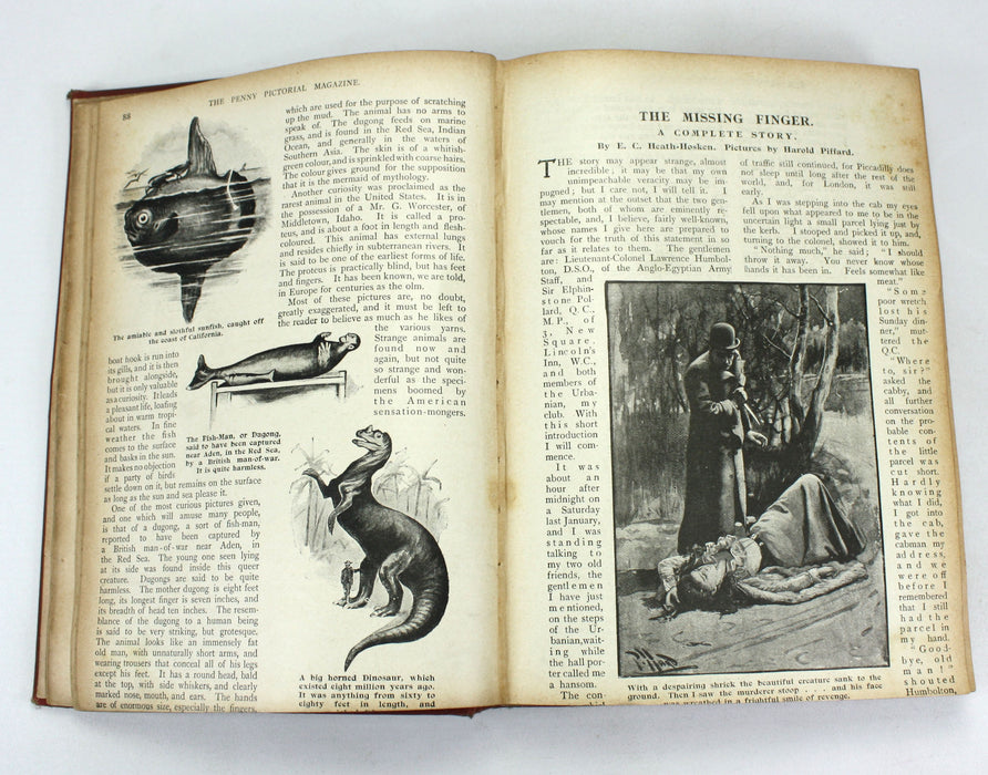 The Penny Pictorial Magazine, 3 bound volumes of issues, 1899-1900