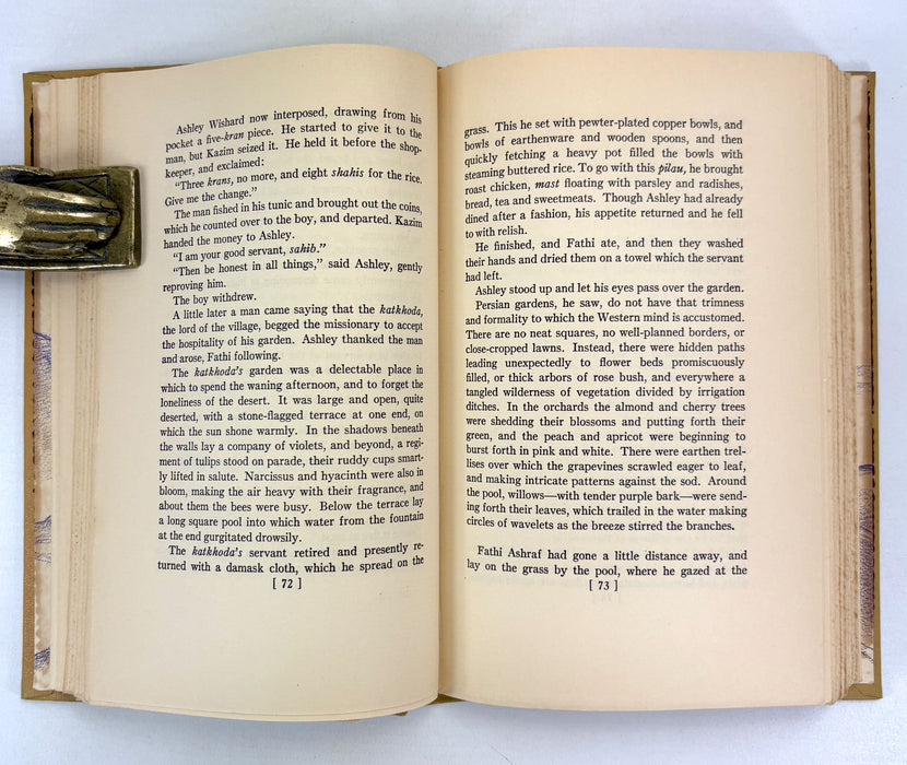 The Persian Journey of the Reverend Ashley Wishard and His Servant Fathi, by Elgin Groseclose, Bobbs-Merrill, 1937