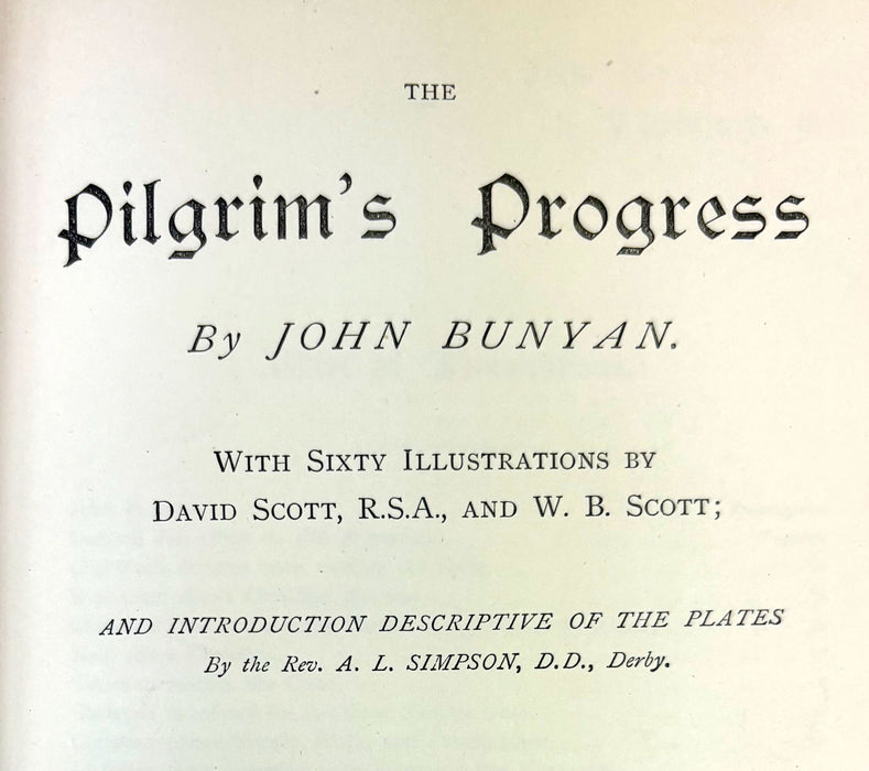 The Pilgrim's Progress, John Bunyan, Thomas Nelson and Sons, 1898