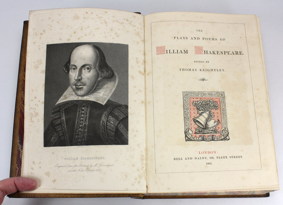 The Plays and Poems of William Shakespeare, edited by Thomas Keightley, 1865