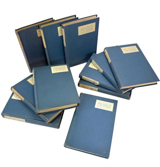 The Plays and Works of J.M. Barrie, Hodder & Stoughton Uniform Edition, 11 Volumes, c. 1918 - 1929