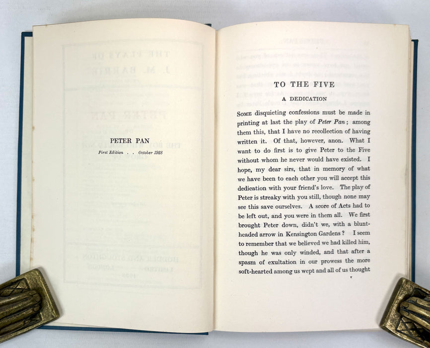 The Plays and Works of J.M. Barrie, Hodder & Stoughton Uniform Edition, 11 Volumes, c. 1918 - 1929