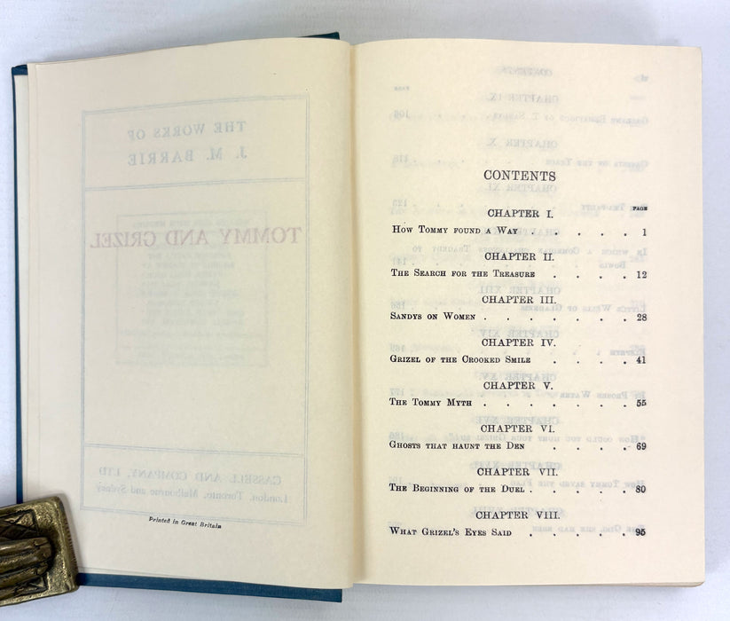 The Plays and Works of J.M. Barrie, Hodder & Stoughton Uniform Edition, 11 Volumes, c. 1918 - 1929