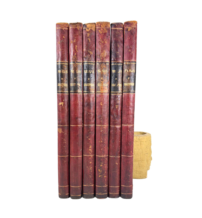 The Plays of Shakespere, with notes by Charles Knight and Illustrations in Photogravure, In Six Volumes, Virtue & Co., c. 1890