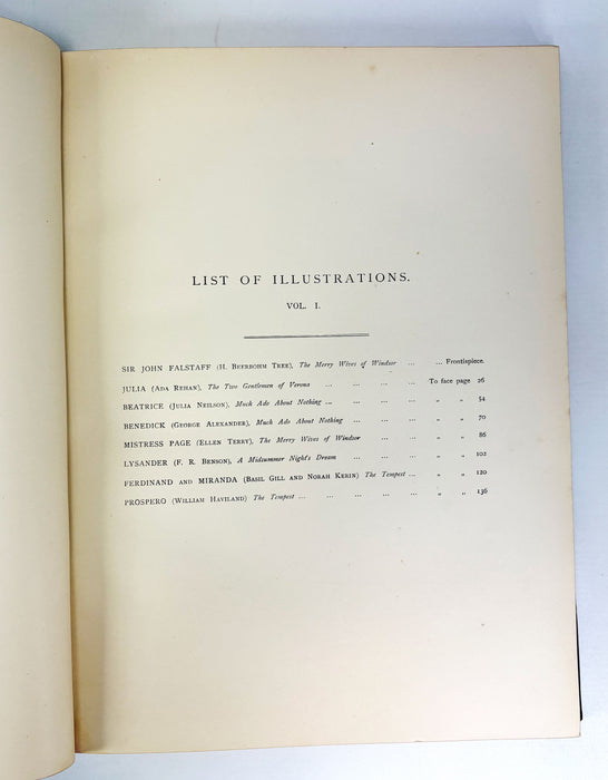 The Plays of Shakespere, with notes by Charles Knight and Illustrations in Photogravure, In Six Volumes, Virtue & Co., c. 1890