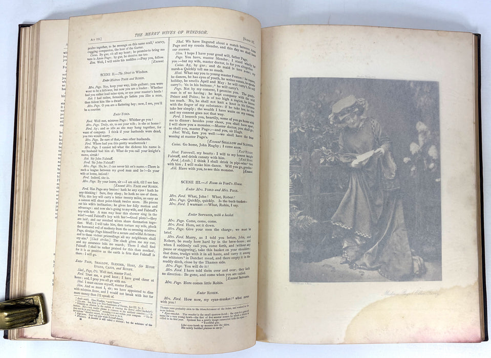 The Plays of Shakespere, with notes by Charles Knight and Illustrations in Photogravure, In Six Volumes, Virtue & Co., c. 1890