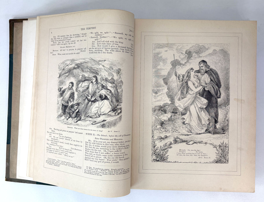 The Plays of William Shakespeare, Charles and Mary Cowden Clarke, Illustrated by H.C. Selous, Cassell, In 3 Volumes c.1868.
