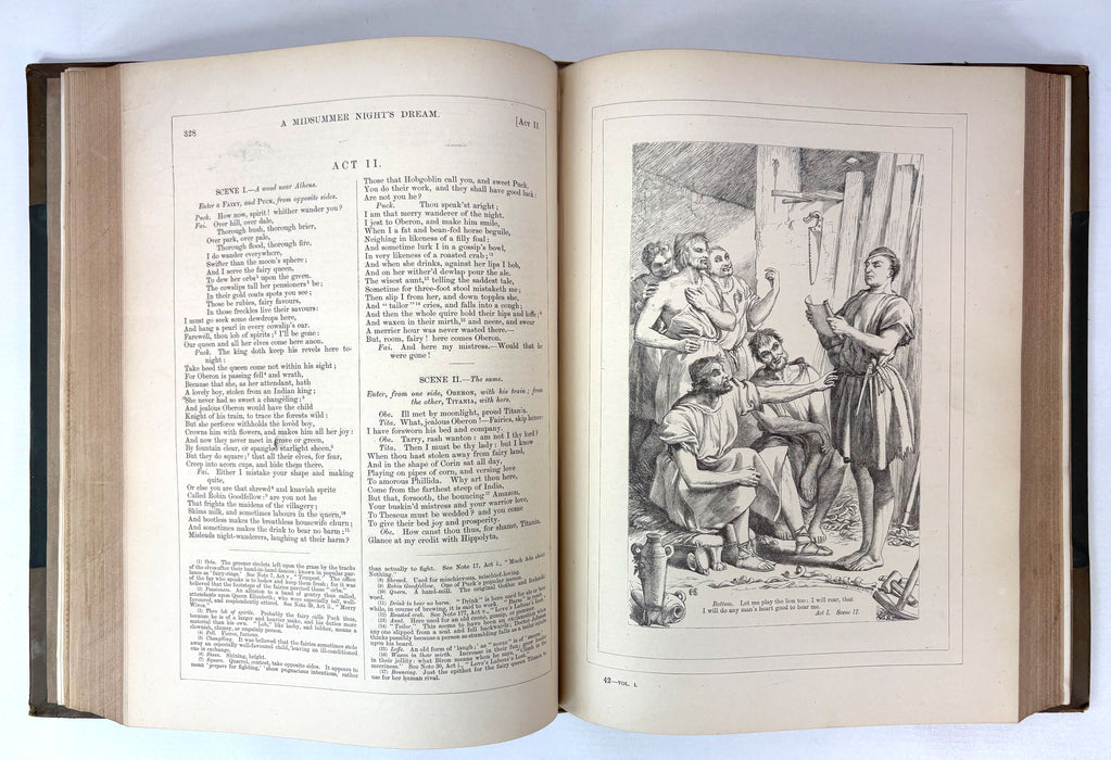 The Plays of William Shakespeare, Charles and Mary Cowden Clarke, Illustrated by H.C. Selous, Cassell, In 3 Volumes c.1868.
