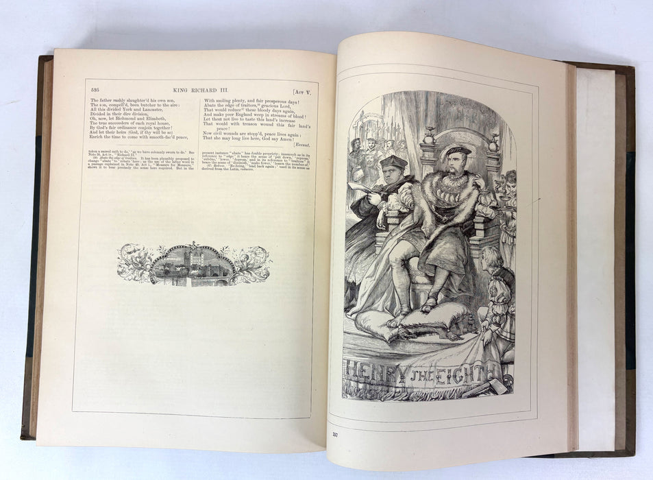 The Plays of William Shakespeare, Charles and Mary Cowden Clarke, Illustrated by H.C. Selous, Cassell, In 3 Volumes c.1868.