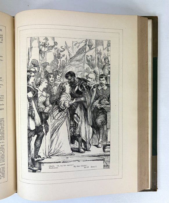 The Plays of William Shakespeare, Charles and Mary Cowden Clarke, Illustrated by H.C. Selous, Cassell, In 3 Volumes c.1868.