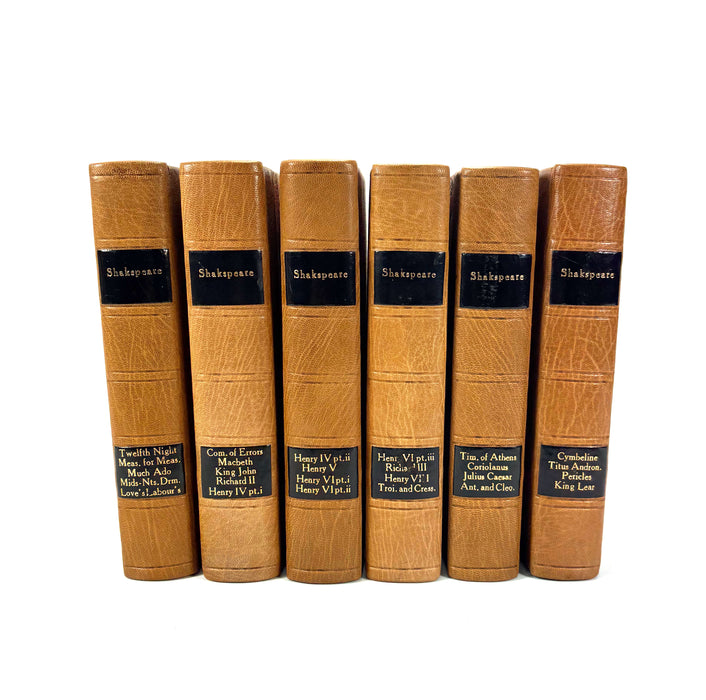 The Plays of William Shakespeare, George Steevens, Henry Fuseli Engravings, Alexander Chalmers, 6 Volumes, 1805