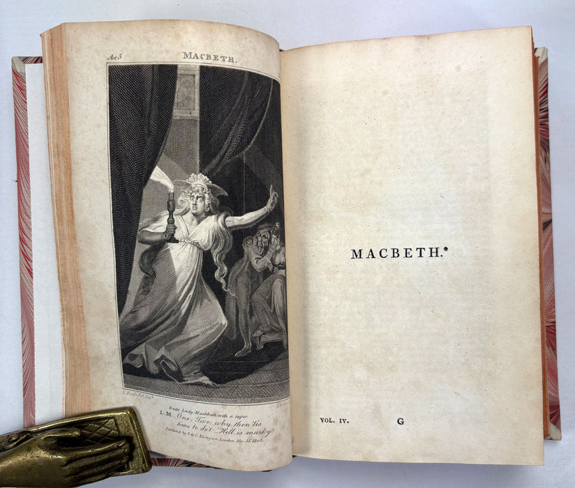 The Plays of William Shakespeare, George Steevens, Henry Fuseli Engravings, Alexander Chalmers, 6 Volumes, 1805