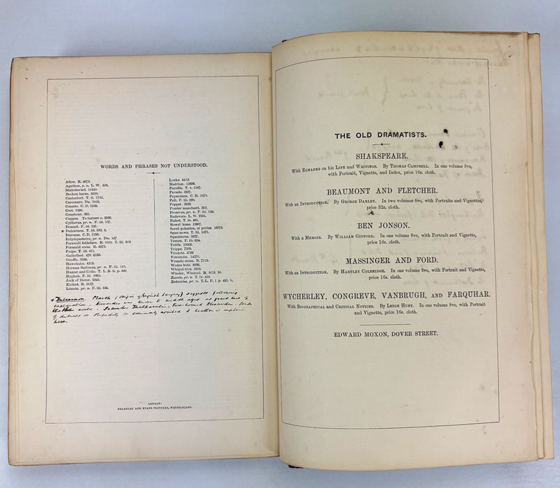 The Poetical Works of Geoffrey Chaucer with an Essay on His Language and Versification, by Thomas Tyrwhitt, Edward Moxon, London, 1855