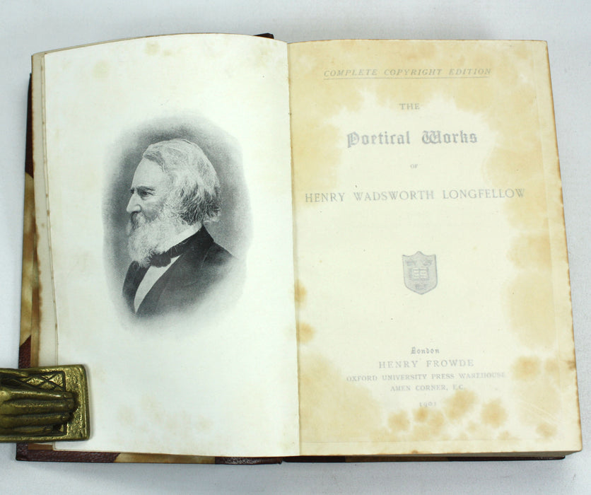 The Poetical Works of Henry Wadsworth Longfellow, Henry Frowde / Oxford, 1901