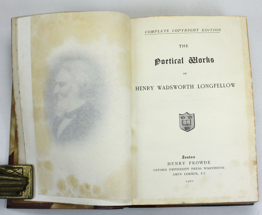 The Poetical Works of Henry Wadsworth Longfellow, Henry Frowde / Oxford, 1901