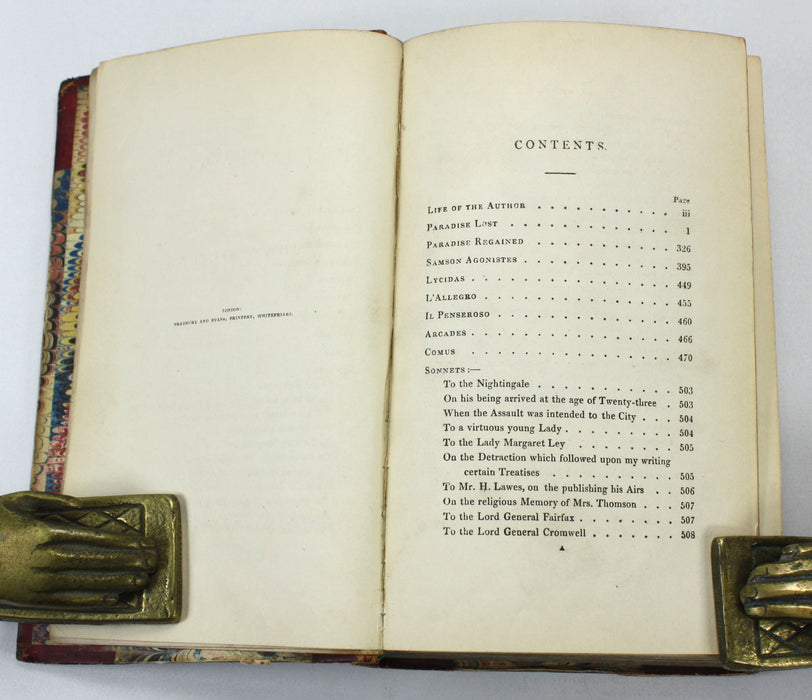 The Poetical Works of John Milton; To Which is Prefixed the Life of the Author, Thomas Tegg, London, 1843