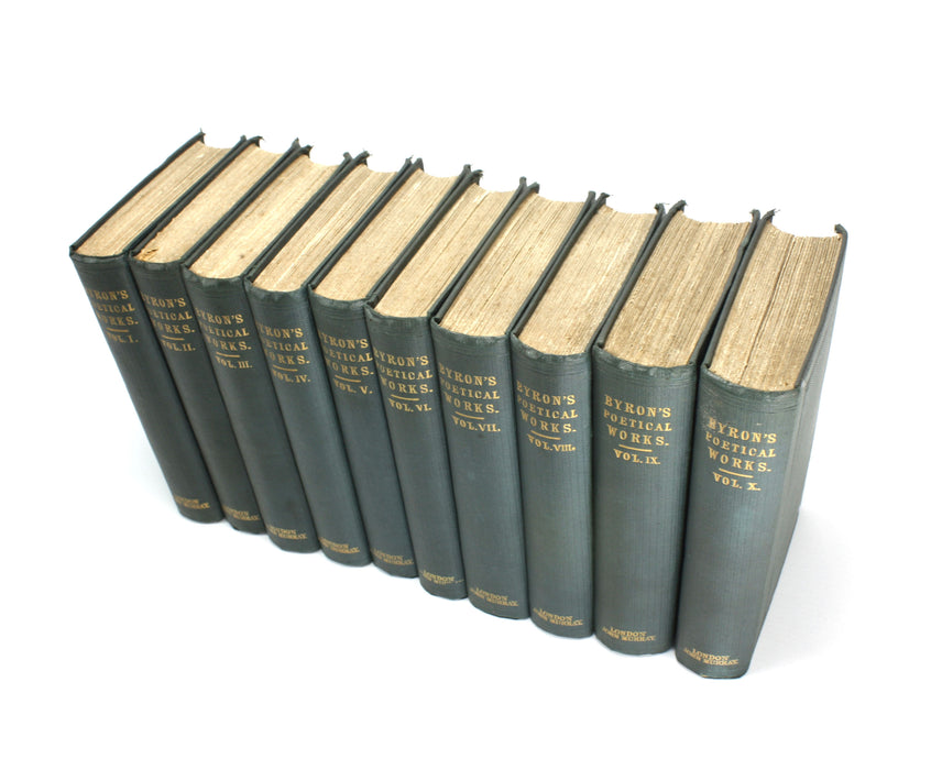 The Poetical Works of Lord Byron, In Ten Volumes, 1873
