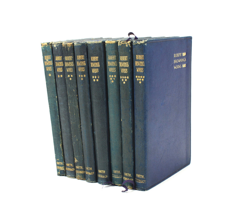 The Poetical Works of Robert Browning, 8 Book set, 1902, Smith, Elder, & Co