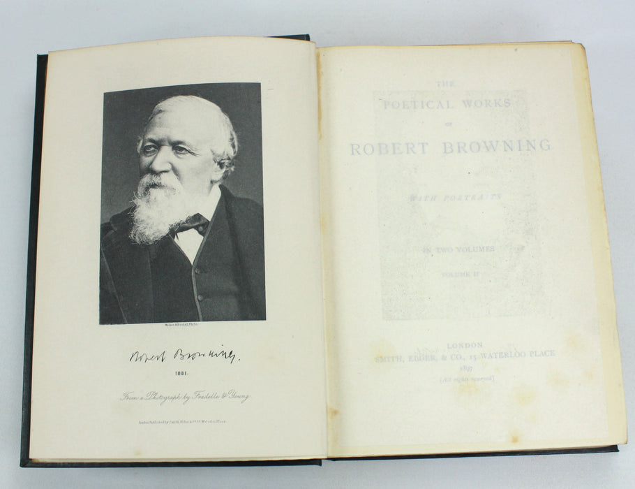 The Poetical Works of Robert Browning, In Two Volumes, Smith, Elder, & Co., 1897
