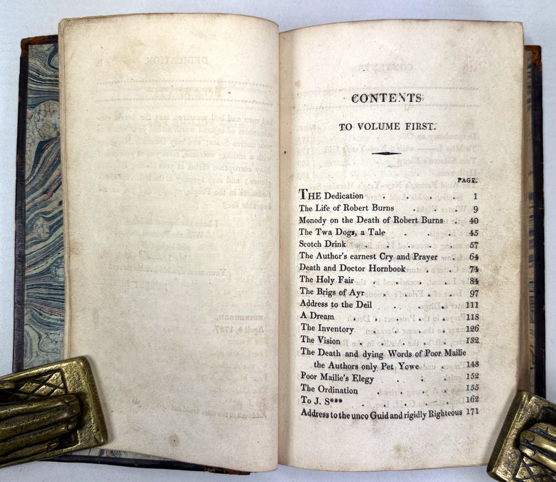 The Poetical Works of Robert Burns, With His Life, Alnwick 1808 edition