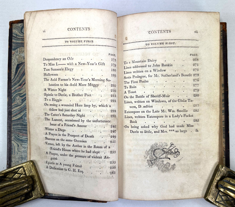 The Poetical Works of Robert Burns, With His Life, Alnwick 1808 edition