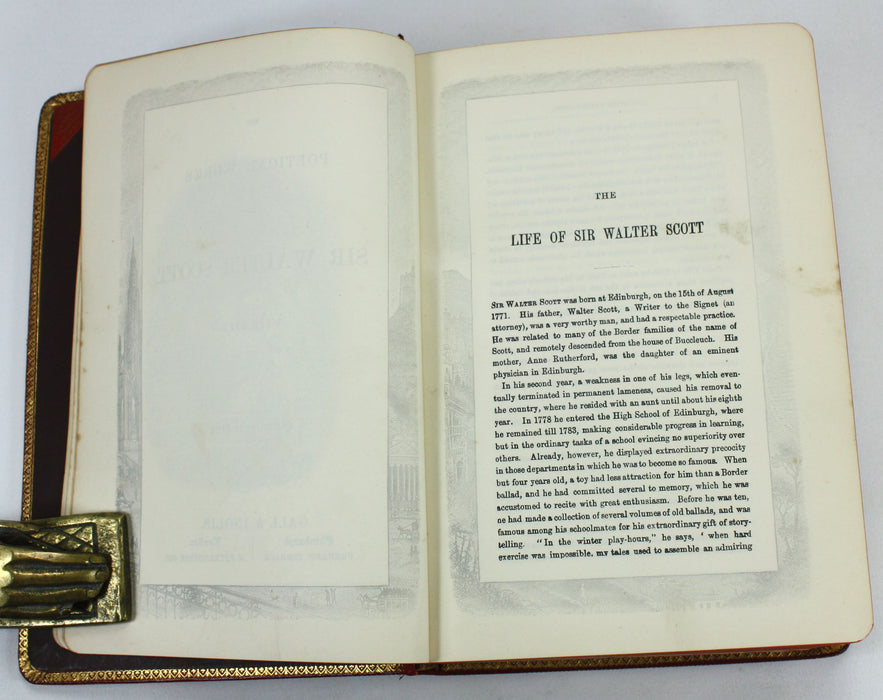 The Poetical Works of Sir Walter Scott, With Life, Gall & Inglis, Edinburgh, c. 1902