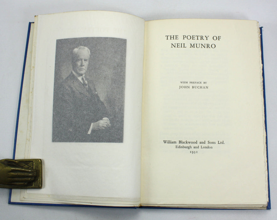 The Poetry of Neil Munro, with Preface by John Buchan, 1931