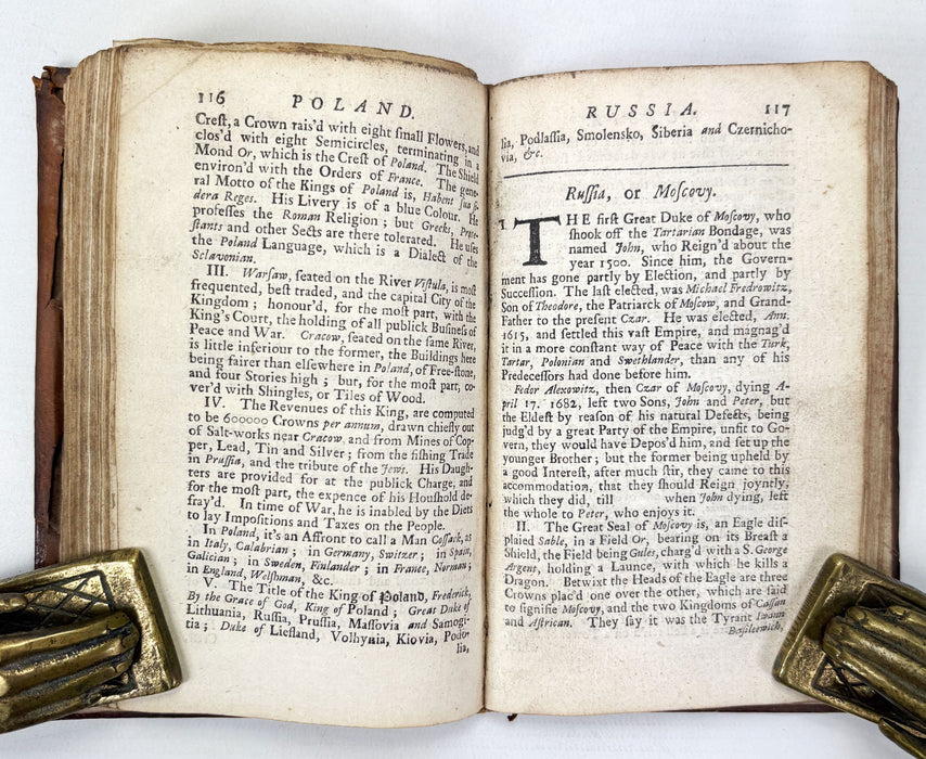 The Present State of the Universe, printed by Benj. Motte, 1704
