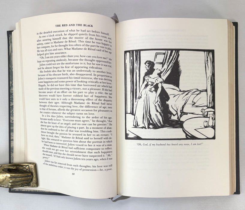 The Red and The Black, by Stendhal. Translated by Charles Tergie. Franklin Library, 1981