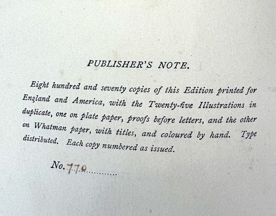 The Reminiscences and Recollections of Captain Gronow, 1889, Two Volume numbered limited edition set